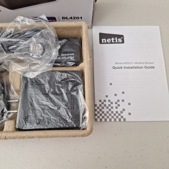Netis Systems 2-in-1 Modem and Router (DL4201) Wired ADSL2/2+ MODEM & ROUTER New - Picture 10 of 10